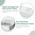 4‑Pack Self‑Adhesive Wall Storage Boxes for Kitchen, Bathroom & Cabinets