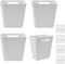 4‑Pack Self‑Adhesive Wall Storage Boxes for Kitchen, Bathroom & Cabinets