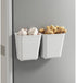 4‑Pack Self‑Adhesive Wall Storage Boxes for Kitchen, Bathroom & Cabinets