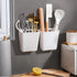 4‑Pack Self‑Adhesive Wall Storage Boxes for Kitchen, Bathroom & Cabinets