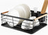 Dish Drying Rack Wooden Handles, Removable Cutlery Holder Drainboard Kitchen Countertop