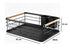 Dish Drying Rack Wooden Handles, Removable Cutlery Holder Drainboard Kitchen Countertop