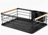 Dish Drying Rack Wooden Handles, Removable Cutlery Holder Drainboard Kitchen Countertop