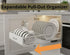 Pull Out Dish Rack for Kitchen Cabinet with Slide Out Drawer Organizer for Plates, Bowls & Utensils