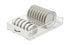Pull Out Dish Rack for Kitchen Cabinet with Slide Out Drawer Organizer for Plates, Bowls & Utensils