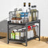 2 Tier Sliding Cabinet Organizer Drawer Storage Rack for Kitchen or Bathroom