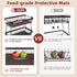 2-Tier Fruit Basket Metal Storage Bowl Kitchen Counter Organizer with Handles for Fruits, Vegetables, Snacks & Bread