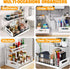 2 Tier Under Sink Organiser with Sliding Drawers for Kitchen & Bathroom