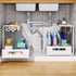 CARLA HOME 2 pack Under Sink Organiser with Sliding Drawers & 2 tier for Kitchen & Bathroom