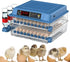 128 Egg Incubator with Automatic Turning, LED Display, Humidity & Temperature Control, Auto Water System & Built-in Egg Candler for Chicken, Duck, Quail, Goose