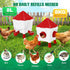 Chicken Feeder Waterer Set, Automatic Gravity Dispenser with 8KG Food & 8L Water Capacity, 4 Ports & Cups, Clean Poultry Feeding for Coop, Duck, Quail, Hen