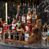 3-Tier Liquor Bottle Display Shelf Rack Bar Organizer for Whiskey, Wine, Coffee Syrups, Spirits & Bottles