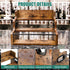 3-Tier Liquor Bottle Display Shelf Rack Bar Organizer for Whiskey, Wine, Coffee Syrups, Spirits & Bottles