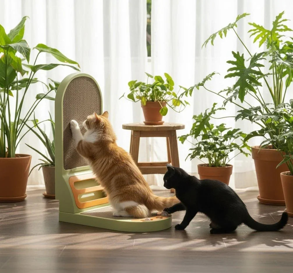 Vertical Cat Scratching Board with Durable Cardboard for Indoor Cats