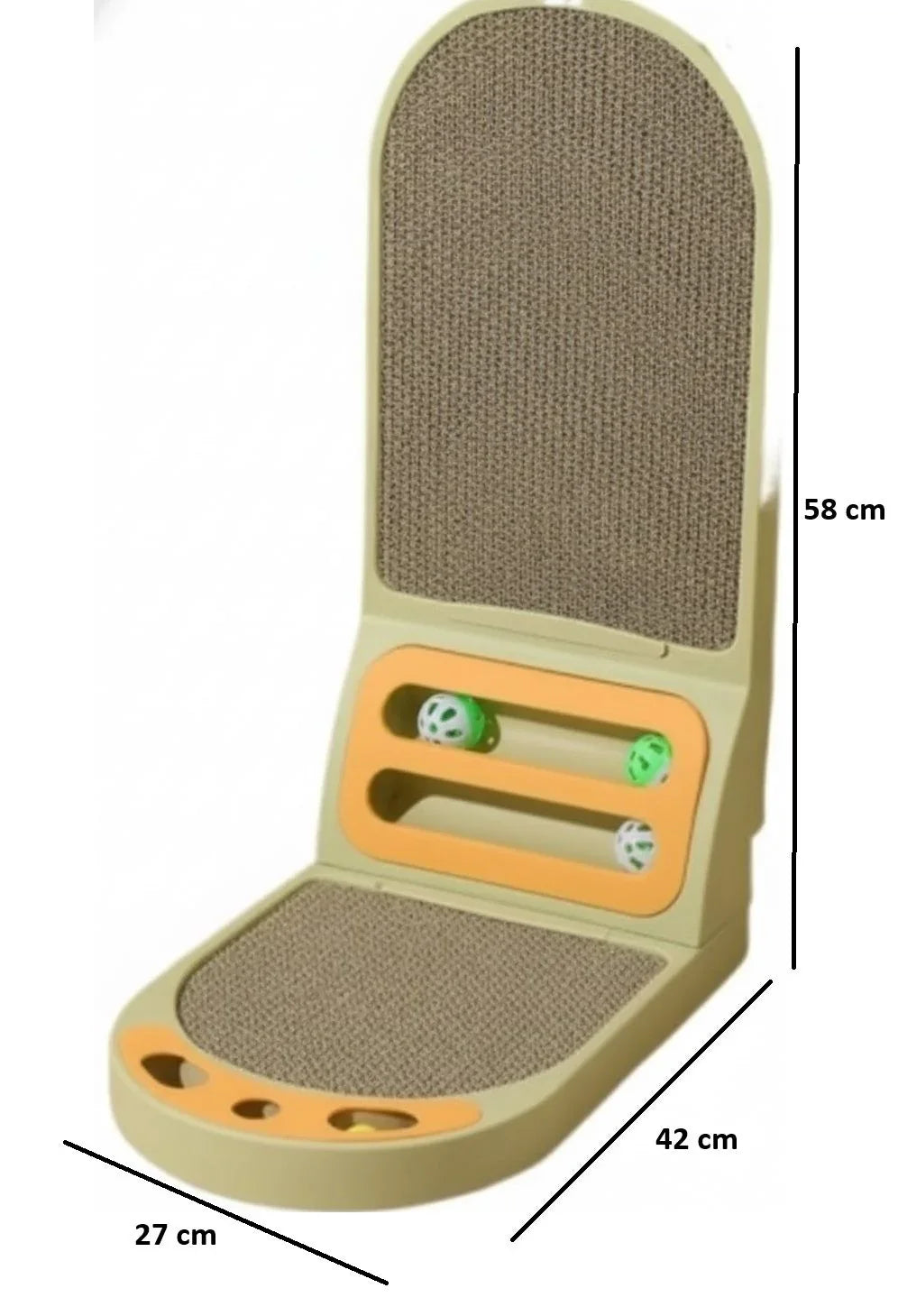 Vertical Cat Scratching Board with Durable Cardboard for Indoor Cats