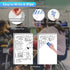 Whiteboard Easel Portable Magnetic Dry Erase Board with Adjustable Tripod Stand & Height Adjustable for Office & Home (90x60cm)