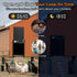 Solar Automatic Chicken Coop Door with Timer, Light Sensor, Remote Control, Anti-Pinch, LED Screen & USB Charging