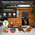 Solar Automatic Chicken Coop Door with Timer, Light Sensor, Remote Control, Anti-Pinch, LED Screen & USB Charging