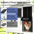 Automatic Chicken Coop Door Solar Powered with 4 Mode Timer & Light Sensor, Anti-Pinch & USB Charging Port