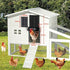 Automatic Chicken Coop Door Solar Powered with 4 Mode Timer & Light Sensor, Anti-Pinch & USB Charging Port