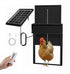 Automatic Chicken Coop Door Solar Powered with 4 Mode Timer & Light Sensor, Anti-Pinch & USB Charging Port