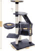 120cm Cat Tree for Indoor Cats with Condo, Hammock & Plush Perchfor for Kittens & Adult Cats