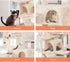 134cm Cat Tree Tower for Indoor Cats with Plush Perches, Dual Condos, Natural Sisal Scratching Posts & Ramp for Kittens & Adult Cats (Beige)