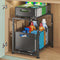 2-Tier Under Sink Organizer with Sliding Drawers & Height Adjustable for Kitchen Bathroom Cabinet Organization