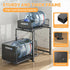 2-Tier Under Sink Organizer with Sliding Drawers & Height Adjustable for Kitchen Bathroom Cabinet Organization