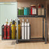 2-Tier Under Sink Organizer with Sliding Drawers & Height Adjustable for Kitchen Bathroom Cabinet Organization