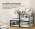CARLA HOME 12-Pack Clear Stackable Shoe Storage Boxes - Black - Shoe Box Storage