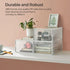 CARLA HOME 12 Pack Clear Stackable Shoe Boxes 35x25x19cm, Fits Up to AU Size 12