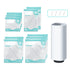 CARLA HOME Handheld Vacuum Sealer Kit with 10 Reusable Bags, Food Saver, White