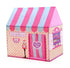 CARLA HOME Kids Ice Cream Bakery Play Tent Pink Pop Up Playhouse - Outdoor Play Equipment Play Tents & Tunnels