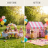 Kids Ice Cream Bakery Play Tent Pink Pop Up Playhouse - Outdoor Play Equipment Play Tents & Tunnels