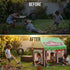 Kids Clubhouse Play Tent - Green - Outdoor Play Equipment Play Tents & Tunnels