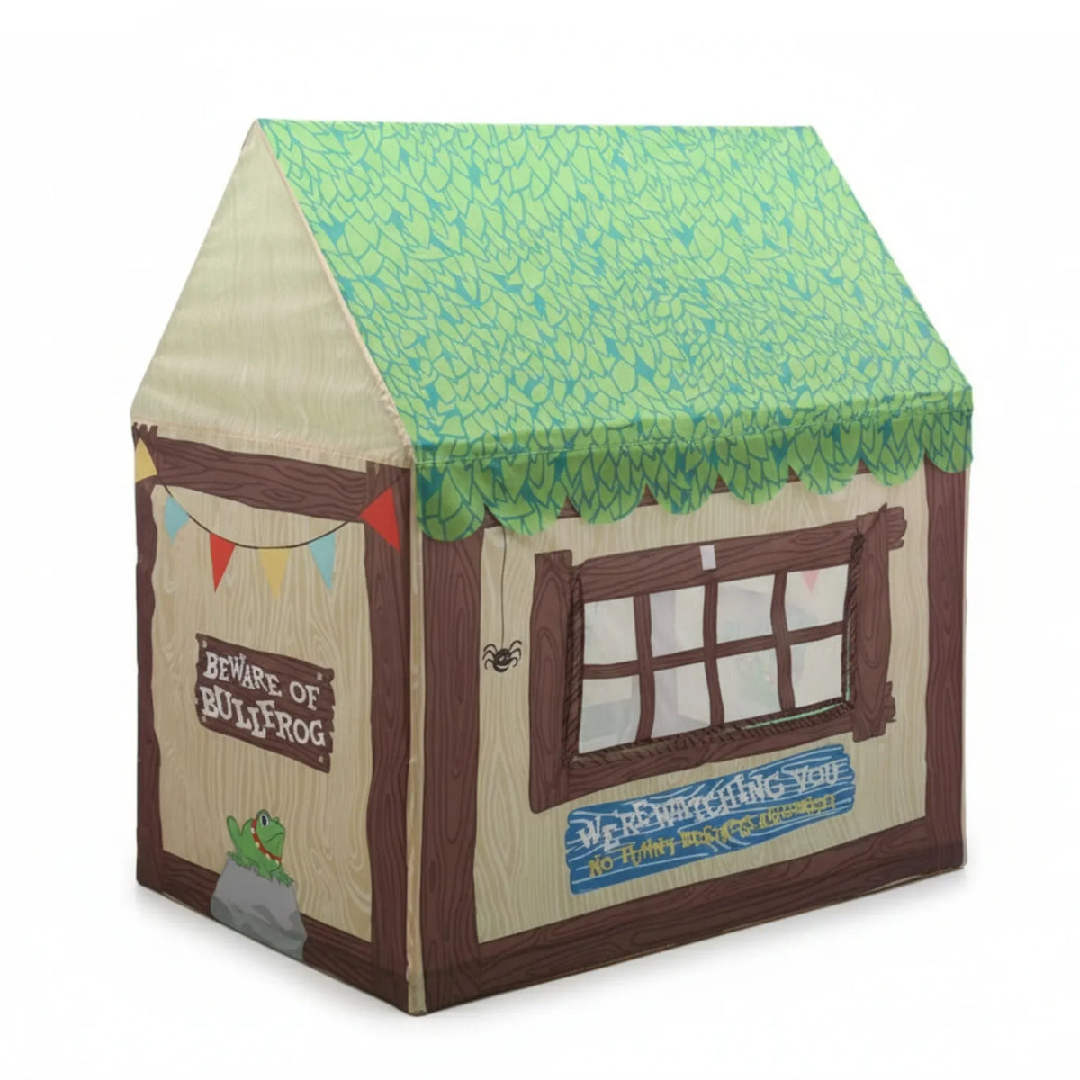 Kids Clubhouse Play Tent - Green - Outdoor Play Equipment Play Tents & Tunnels