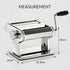 CARLA HOME Pasta Maker Machine - Hand Crank Noodle Maker - Grey - Kitchen Appliances Pasta Makers