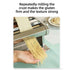 CARLA HOME Pasta Maker Machine - Hand Crank Noodle Maker - Grey - Kitchen Appliances Pasta Makers
