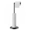 Toilet Paper Holder Stand with Storage - Black - METAL - Bathroom Accessories Toilet Paper Holders