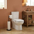Toilet Paper Holder Stand with Storage - Black - METAL - Bathroom Accessories Toilet Paper Holders