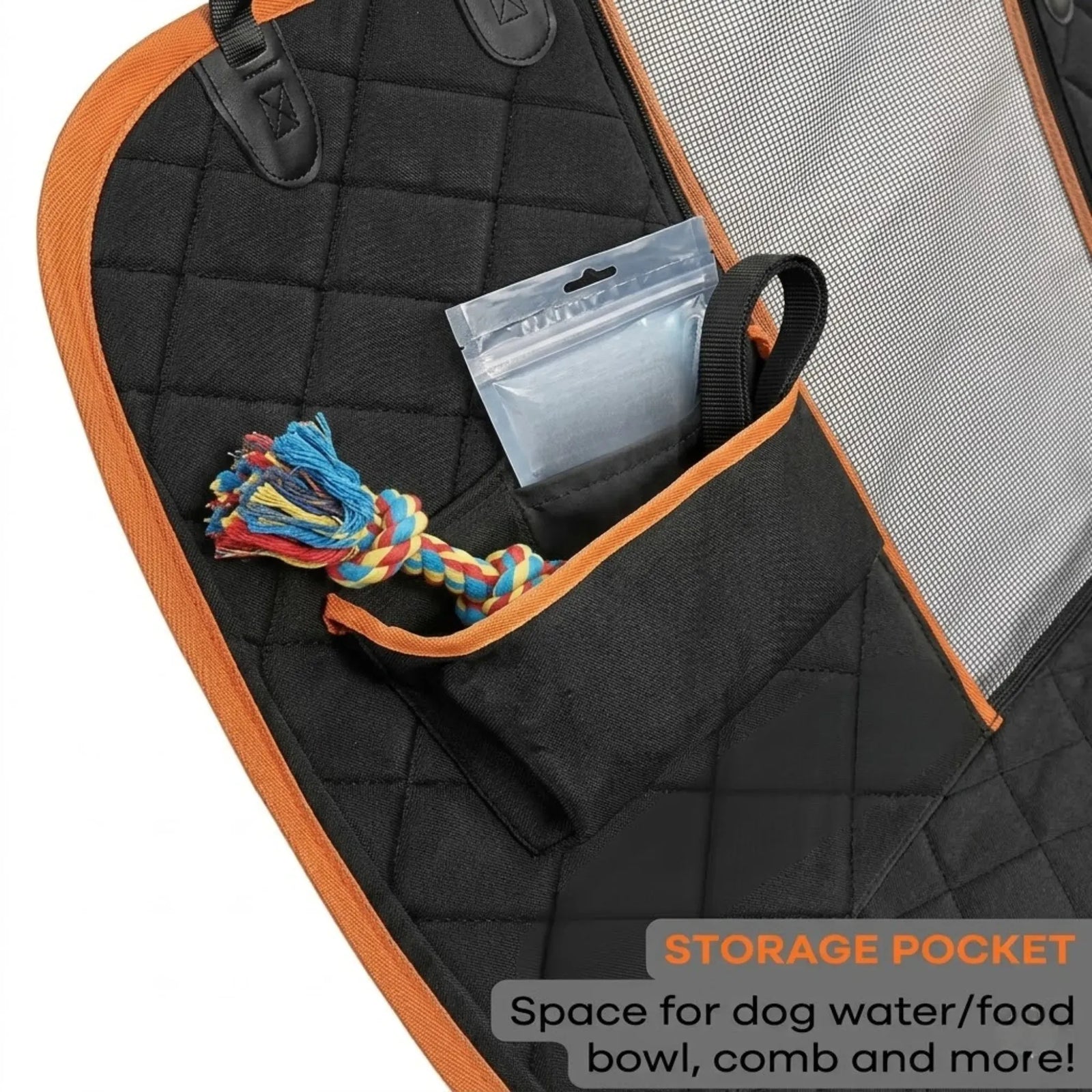 CARLA HOME Waterproof Dog Car Seat Cover Hammock - Black - Nylon - Dog Set Cover