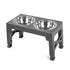 Raised Dog Bowl Stand - 4 - Height Adjustable - Black - Pet Feeder - Metal