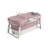 Foldable Bathtub Adult - Collapsible Soaking Tub - Pink - Folding Bathub