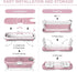 Foldable Bathtub Adult - Collapsible Soaking Tub - Pink - Folding Bathub