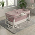 Foldable Bathtub Adult - Collapsible Soaking Tub - Pink - Folding Bathub