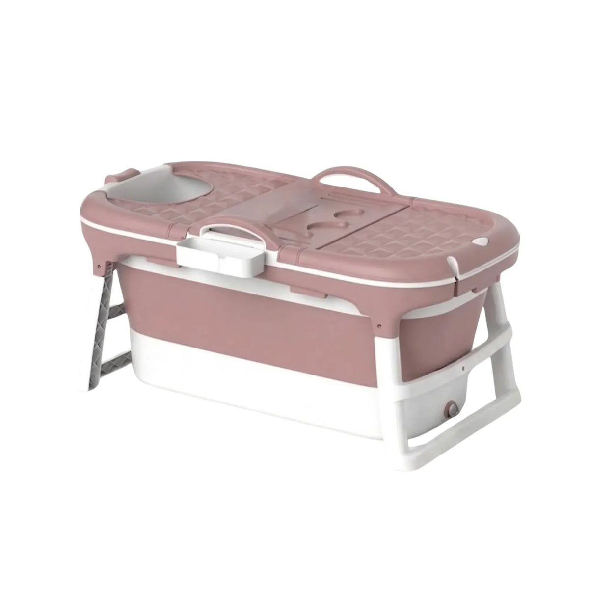 Foldable Bathtub Adult - Collapsible Soaking Tub - Pink - Folding Bathub