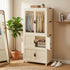 3 - Tier Foldable Wardrobe Cabinet - White - Plastic - Clothe Storage
