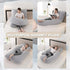 U Shaped Pregnancy Pillow for Full Body Support Grey - Polyester - Full Body Pillow