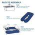U Shape Pregnancy Pillow Full Body Support - Green - Polyester - Full Body Pillow